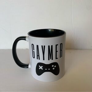 Black and White Gaymer Mug Pride Month